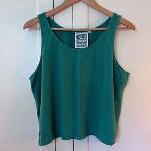 Jungmaven Green Hemp Crop Tank L